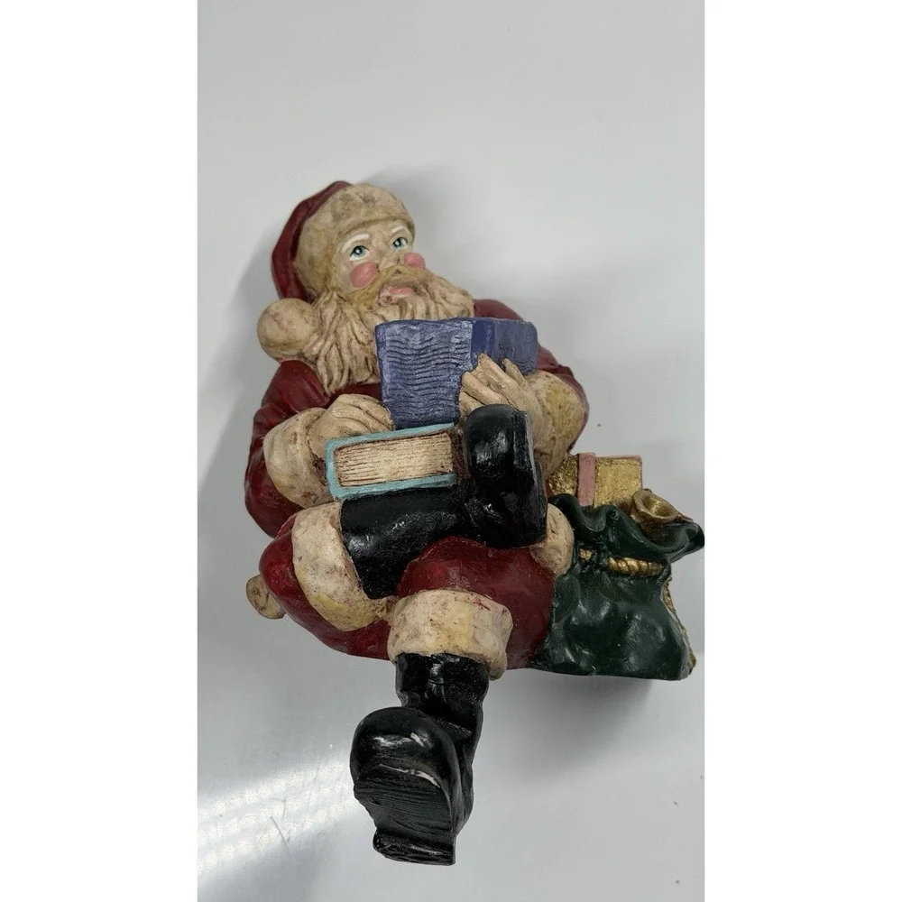 1993 Santa Smoking Pipe Windsor Collection Christmas Stocking Hanger